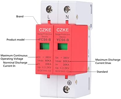 PURIN YCS6-B AC SPD 385V 2P Surge Protective House House Surge Protector Заштитен уред со низок напон