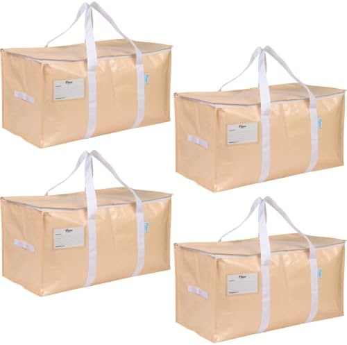 ПРИМО ПРИМЕНА торби со тешка должност Дополнителни големи вреќи за пакување за движење и складирање - алтернатива за еднократно користење на кутии