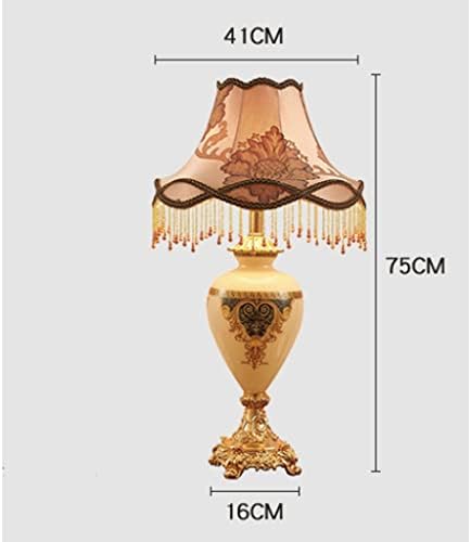 Длоет Европски стил дневна соба за дневна соба во кревет во спална соба за маса, ретро пастирски стил, декоративна маса за ламба за маса