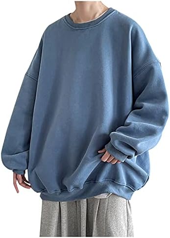 Менска кошула есен зимски џемпер Најдобриот кошула за компресија со долг ракав машки смешни кошули за мажи тркалезни џемпери на вратот