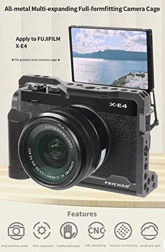 Кафез на фотоапаратот Феичао компатибилен со граничната рамка за формирање Fuji X-E4