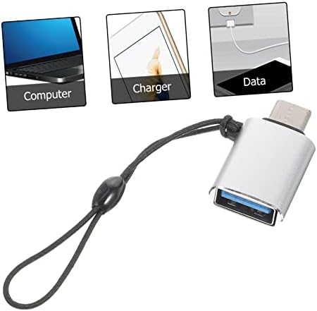 Додатоци за лаптоп Solustre 5PCS C лаптоп Телефон USB- Адаптер машки USB женски за конвертор Type-C USB-C тип- Компјутерски додатоци