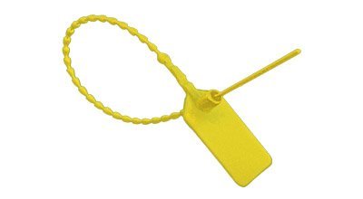 Пластична безбедносна заптивка со жолто влечење
