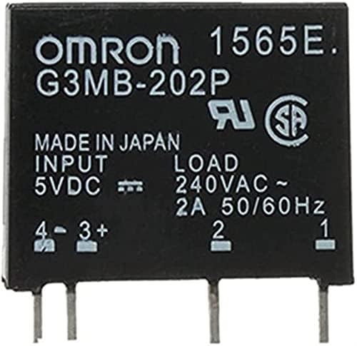 ФОНМЕ Реле 10 парчиња цврста состојба на реле G3MB-202P-5VDC 4-PIN 2A240VAC Електронски додатоци