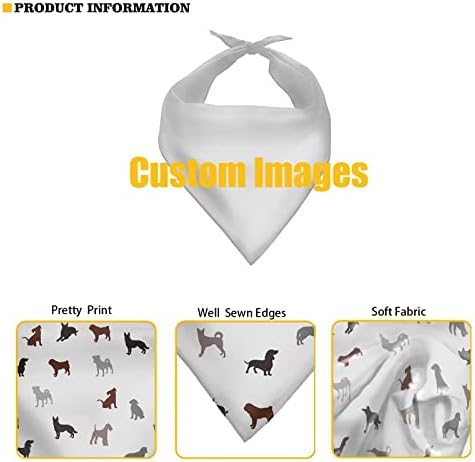Keiahuan сончогледни кучиња бандани за средни големи кучиња прилагодливи реверзибилни триаголник за празници за одмори - една големина