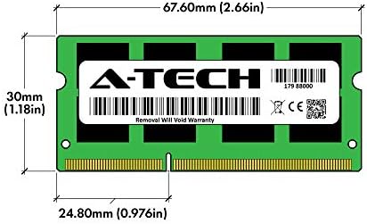 A-Tech 8 GB меморија RAM меморија за Lenovo ThinkPad T450-DDR3 1333MHz PC3-10600 NON ECC SO-DIMM 2RX8 1.5V-единечен лаптоп и тетратка