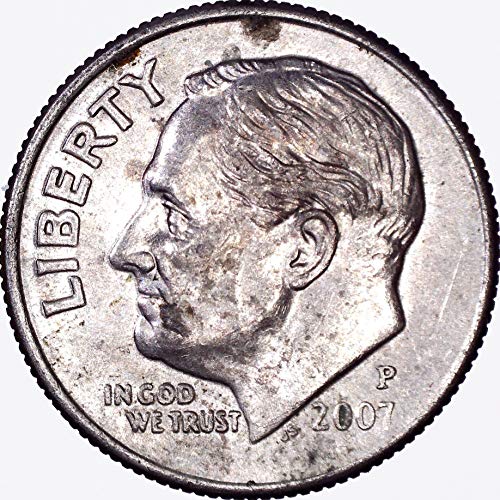 2007 P Roosevelt Dime 10c за нециркулирани