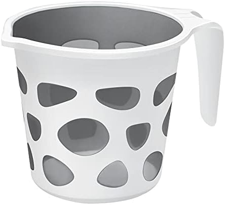 Екстремно премиум пластични дуплекс дизајнерски чаши за додаток за бања за бања x 1 кригла БПА бесплатно капење Даба кампување кригла, овластена кригла од вода за к?