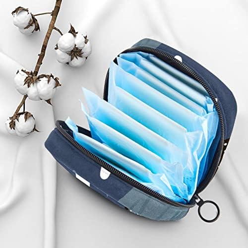Торба за складирање на санитарна салфетка, торба за менструален период за тинејџери, носител на подлога за медицински сестри, преносен женски менструација, торбич?
