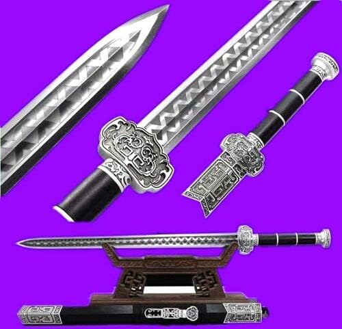 Shzbzb Sword Sharp Wushu Sword High Manganese Feel Blade Kung Fu со две острици Jиан