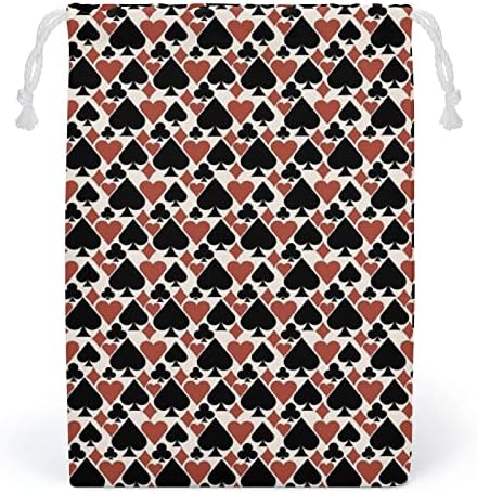 Казино Покер Картичка Врвка Ранец Платно Еднократно Стринг Торба Торба Торба Торба Дневен Пакет За Мажи Жени