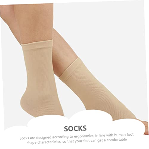 Исценети 2 пара чорапи за чорапи на глуждот, машки чорапи, се одликуваат чорапи за жени плантарна фасција ракав Ахил тетива