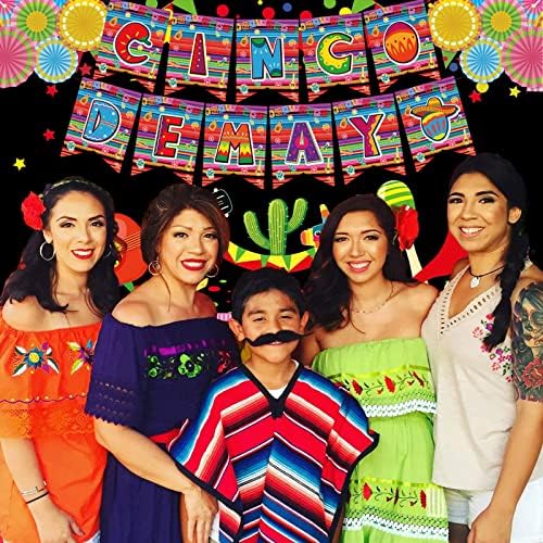 Синко Де Мајо Банер Мексикански Фиеста Партија Материјали За Мексикански Тематските Партија Украси