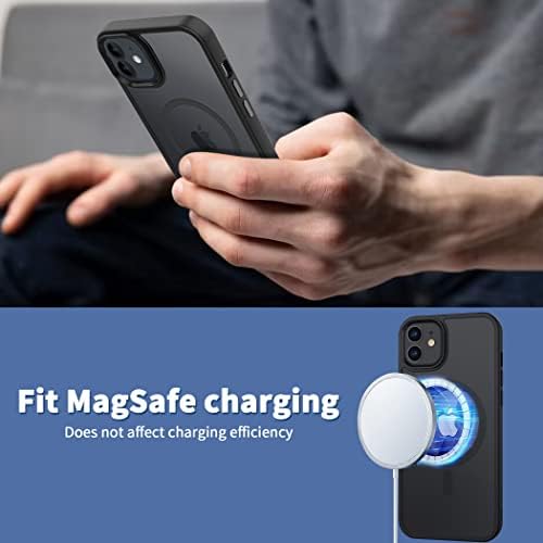 Какао Магнетни Случај за iPhone 12 &засилувач; iPhone 12 Pro 2020 6.1 инчен-Компатибилен Со MagSafe &засилувач; Магнетни Автомобил Телефон