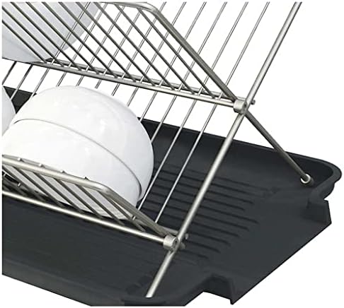 Ijwoa преклопени кујнски плочи чинии прибор за јадење лавици за складирање на садови за кујнски додатоци за кујнски додатоци за кујнски додатоци