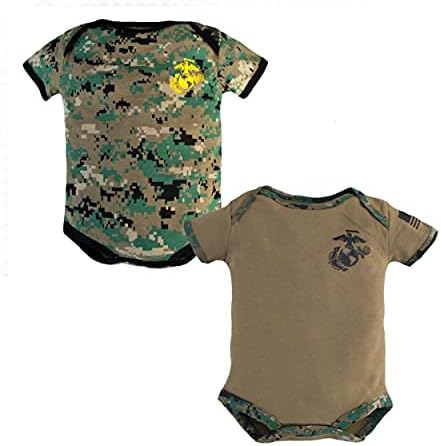 USMC удобно две пакувања за бебиња со лого со морски корпус