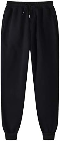 Xiaobu џогер панталони за жени цврсти меки џемпери влечејќи еластична половината плус руно тенок панталони