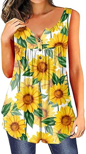 Летна блуза Huazi2, блузи без ракави со врвови на вратот на вратот Елегантна удобна улична облека меки камизолни врвни маици