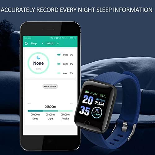 Byikun Smart часовници за мажи жени, D13 Smart Blandband Health Fitness Водоотпорна спортска нараквица, трагачи за активности и