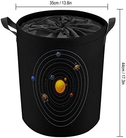 Сончев Систем Планети 42л Тркалезна Корпа За Перење Облека Што Се Склопува Попречува Со Врвка За Влечење
