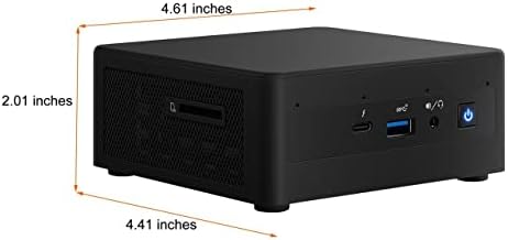 Intel NUC Nuc11pah5 Mini PC/HTPC, Quad-Core, Intel® i5-1135G7-до 4,2 GHz Турбо, NVMe SSD DDR4-3200 Mhz RAM МЕМОРИЈА, WiFi 6, BT 5,0 Thunderbolt 3, 8k Поддршка, Четирикратен Монитор Способен