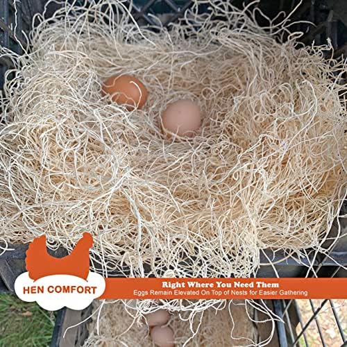Cackle Hatchery Comfort gness quoft за Кутии За Гнездење На Пилешко- Аспен Excelsior-Екстра Дебели Гнезда за Удобност на Кокошката