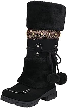 Зимски чизми за жени кадифен топка чипка на колено високи деловни лежерни чевли што трчаат чевли Платма чевли зимски чевли