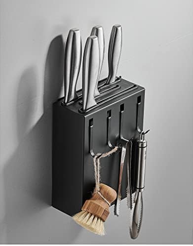 N/A Нерѓосувачки челик држач за алатки за кујни, кафез, интегриран решетка за складирање, монтиран од wallид, монтиран за одвод без удирање без удирање