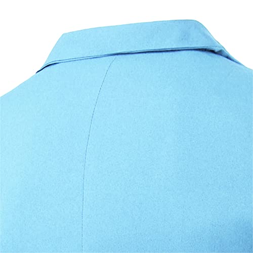 Maiyifu-GJ мажи Casual Slim Fit Cuit Blazer One Button Лесен спортски палто Солиден забележан Lapel Daily Business Suit