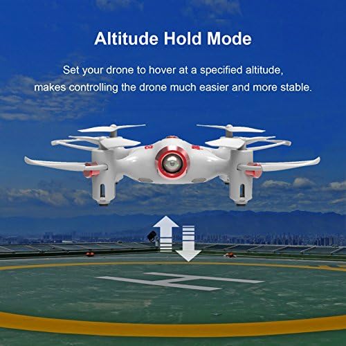 Cheerwing Syma X20 Mini Drone за деца и почетници RC Nano Quadcopter со автоматски лебди 3D флип