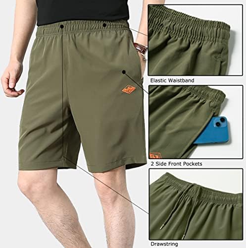 VCansion Man's Outdoor Lightight Shisticing Shustics Брзи суви спортови Служливи шорцеви Скејтборд шорцеви за пливање