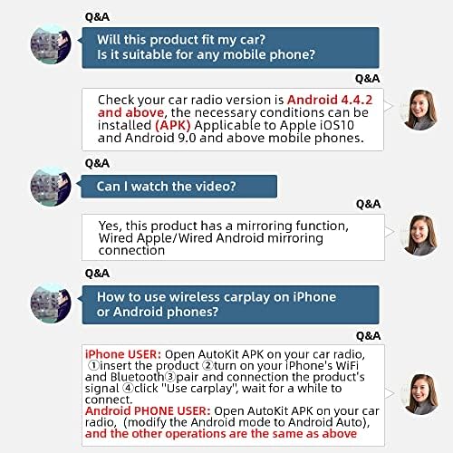 CARLINKIT БЕЗЖИЧЕН CARPLAY USB Адаптер, За android автомобил радија Со Андроид Систем 4.4.2 Или Погоре, само андроид автомобил радија, АПК Мора Да Биде Успешно Инсталиран Пред Кори