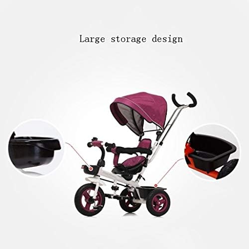Детски трицикл велосипед со трицикл 1-3 години шетач за бебиња 2-6 бебе новороденче 3 тркало дете