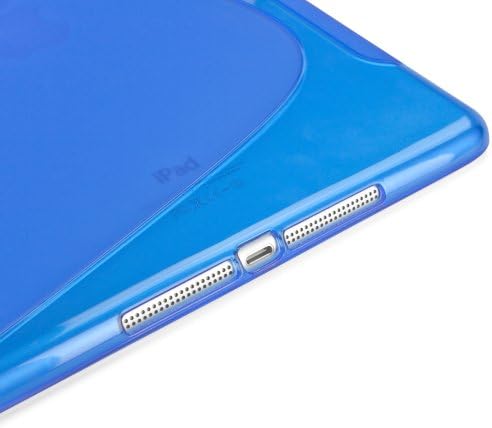 Boxwave Case компатибилен со iPad Air - Duosuit, Ultra издржлив TPU Case w/агли за апсорпција на шок - Супер сина боја