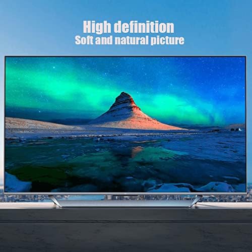 Филтер за филтрирање на филтер за заштита на ТВ -екран - Филтрирајте ја сината светлина Анти УВ монитор за заштитен панел за 75-85 инчи LCD, LED, OLED, QLED 4K HDTV и заоблена површ