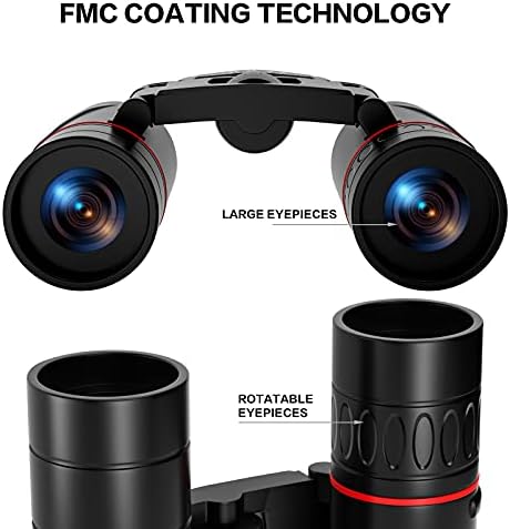 Компактни двогледи на Анкилин 8x21 за возрасни и деца двогледи за гледање птици, формирани мали двогледи за лов, концерти и театар
