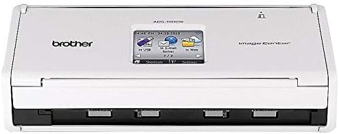 Brother ADS1500W ImageCenter ADS-1500W безжичен компактен скенер, 600 x 600 dpi, 20 лист ADF