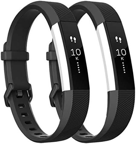 Tobfit 2 Пакет Спортски Бендови Компатибилен Со Fitbit Алта Бендови/Алта HR/Ace, Мека Tpu Замена Нараквици За Жени Мажи