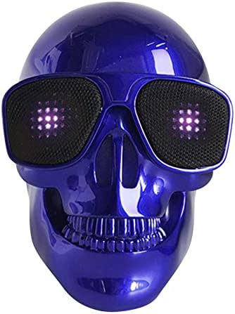 XUNION #31FD18 Преносен скелет череп Bluetooth безжичен звучник за Ноќта на вештерките на Ноќта на вештерките Подарок