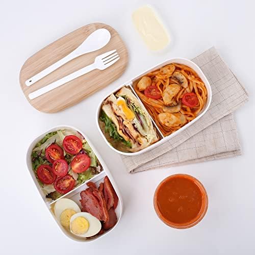Октомври Бенто кутија за ручек за возрасни, 2 оддели Јапонски контејнери за кутии за ручек за возрасни, стабилна кутија за ручек
