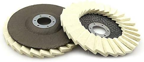 Flap Feel Felt Disc Metal Polishing Angle за мелење на тркала за мелење на тркала, Ø125 x 22 mm