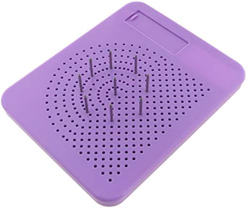 Водич за мрежни плочи за плетење на е-доверлива табла за плетење Виолетова пластична квилтер за занаетчиство за преклопување на хартија