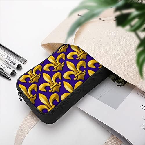 MARDI GRAS FLUER SATERTH PAMCER PENCIL CASE PENC CAGL