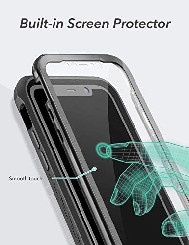 YOUMAKER Дизајниран За Iphone 11 Случај, Тешка Заштита Kickstand Со Вграден Заштитник На Екранот Shockproof Капак за iPhone 11