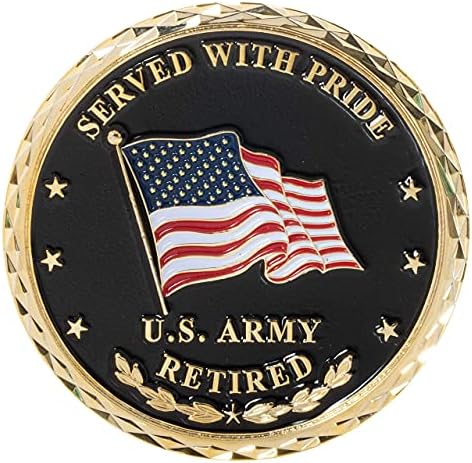 Пензионираната армија на Соединетите држави служеше со монета „Pride Challenge“ и Blue Velvet Display