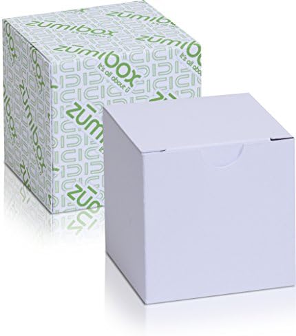 DIY прилагодлива мат бела коцка кутија за фаворизи