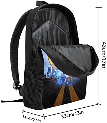 Vonpcaty игра ранец Подароци за момчиња и девојчиња лаптоп торба политербаг чанта со повеќекратна торба за патувања 17 ''