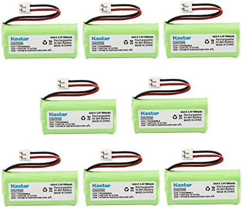 Замена на пакување на батеријата Kastar Battery 8-пакет за AT & T BT8001 / BT8000 / BT8300 / BT184342 / BT284342 / AT3211-2 /