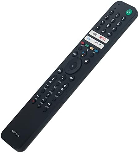 RMF-TX520U Voice Replacement Remote Control fit for Sony Smart TV KD-65X80CJ KD-43X85J KD-75X80CJ KD-75X80J KD-50X85J KD-85X85J XR-100X92 XR-77A80J KD-85X91J XR-75X90J XR-50X90J KD-50X80J KD- 55x80J