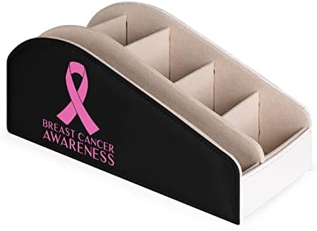 Розова Свест За Рак НА Дојка Тв Држач За Далечински Управувач со 6 Прегради Организатор За Складирање На Кади Кутија За Блу-Реј Медиа